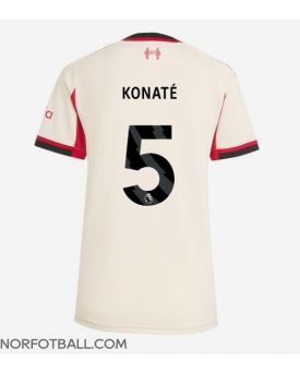 Billige Fotballdrakt Liverpool Ibrahima Konate #5 Replika Bortedrakt Dame 2025-26 Kortermet Billige Fotballdrakt Liverpool Ibrahima Konate #5 Replika Bortedrakt Dame 2025-26 Kortermet